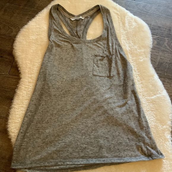 Victoria’s Secret Grey Marl Pocket Tank Top - Picture 1 of 6
